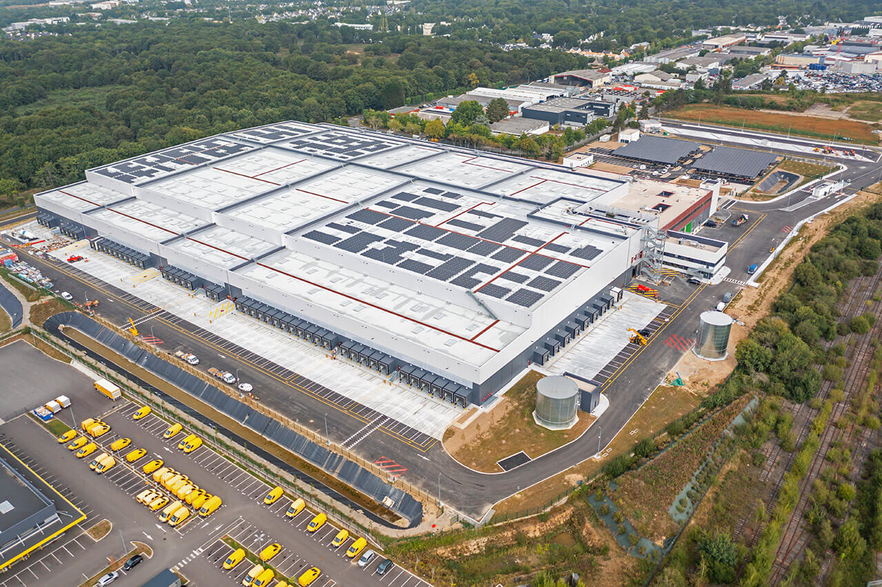 Construction bâtiment logistique Froid température dirigée LIDL Idec