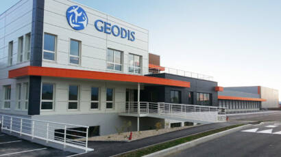 Construction bâtiment de messagerie logistique GEODIS Vermois par IDEC